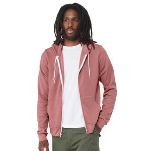 Bella Canvas 3739 Unisex Poly Cotton <b>Fleece</b> Full <b>Zip</b> Hoodie - Product Image 4