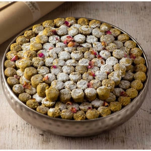 Fantaisie Design maison vaisselle chocolat doux bol de service pour les mariages fêtes restauration bol chocolat métal ovale bol en vente - Product Image 2