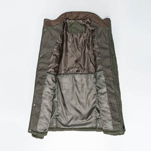 แจ็กเก็ตบอมเบอร์ผ้ายีนส์เข้ารูปสำหรับผู้ชายสไตล์วินเทจปกตั้งมีซิปปิดที่ดีสำหรับเสื้อนอกฤดูหนาว - Product Image 4