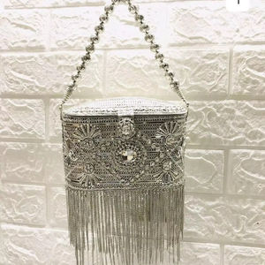 Elegant Fashion-Style Metal <b>Clutches</b> and Evening <b>Bags</b> with Stone Pattern <b>for</b> Bridal <b>Weddings</b> and Special Occasions - Product Image 1