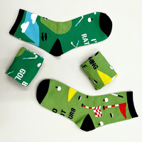 Drôle personnalisé coton équipage chaussettes 'Ne pas déranger je regarde Golf 'citation pour hommes femmes en gros Vietnam articles à vendre en vrac
