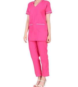 ANNO Resistente ESD Scrubs Uniforme de enfermera Uniforme Personalizado Colores sólidos Elegante Uniforme cómodo para mujeres - Product Image 5
