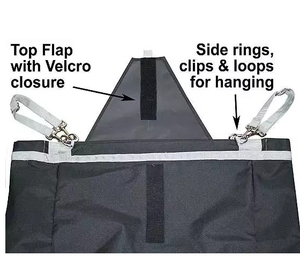 La bolsa de heno de alimentación ecuestre más vendida, logotipo personalizado, hecha de nailon de poliéster para montar para propietarios de caballos - Product Image 3