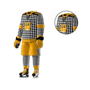 Nouvel uniforme de Hockey sur glace uni populaire, meilleure qualité, nouveau Design, chemises de Hockey sur glace sur mesure pour jeunes - Product Image 4