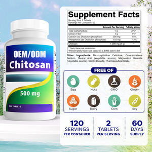 Лидер продаж, диетические цены, натуральные капсулы для похудения хитозана, добавки для хитозановых капсул - Product Image 2