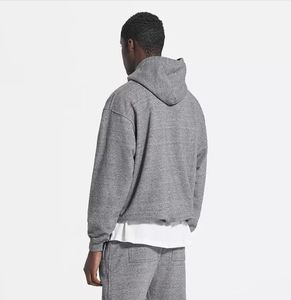 Sweat à capuche oversize décontracté en coton 100% (250g) de haute qualité pour homme, personnalisable avec impression numérique, collection hiver 2026 - Product Image 6
