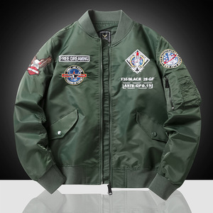 Veste bomber universitaire réversible en laine/polyester pour homme, style vintage, personnalisable OEM, idéale pour l'hiver - Product Image 5