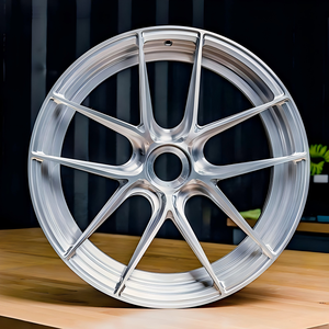 Rines Forjados ZL Brush Silver de 17-24 Pulgadas 5x100/5x112/5x114.3/5x120/5x115 para BMW M4/M5/330i/340i <span class=keywords><strong>Audi</strong></span> A3/A4/<span class=keywords><strong>Q3</strong></span>/Q5 - Product Image 1