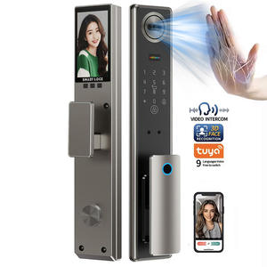सबसे अच्छी कीमत 3 डी फेस रिकग्निशन स्मार्ट डोर लॉक कैमरा के साथ डिजिटल बायोमेट्रिक फिंगरप्रिंट स्मार्ट डोर लॉक वाईफाई - Product Image 1
