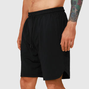 Pantalones cortos de hombre con logotipo personalizado, pantalones cortos holgados de baloncesto sólidos informales para gimnasio, pantalones cortos deportivos de secado rápido para gimnasio y Fitness para MenDDP envío - Product Image 3