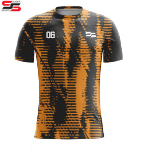 เสื้อแบดมินตันแบบสั่งทำสำหรับทุกเพศเสื้อฟุตบอลแขนสั้นสำหรับใส่วิ่งเสื้อเจอร์ซีย์ฟุตบอลแบบสั่งทำพร้อมชื่อและจำนวนผู้เล่น - Product Image 1