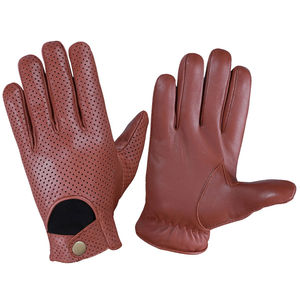 New Fashion Vintage Winter Leather Gloves-Outdoor Travel Use Warm Touchscreen Design Eco-Friendly & Quick Dry - Product Image 2