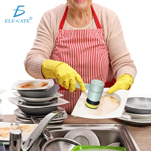 Spazzola Elettrica Ricaricabile per Pulizia, in Plastica, per Casa e Auto, Pulitore per Pavimenti, Bagno, Cucina, Design Ergonomico, Uso Versatile - Product Image 5