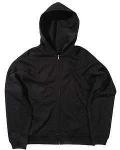 Women's Oversized <b>Black</b> <b>Zip</b>-<b>Up</b> <b>Hoodie</b> Casual Streetwear with Pockets Front Logo OEM Anti-Pilling Breathable Customizable Colors - Product Image 2