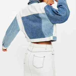 High Quality Ladies Cotton <b>Jean</b> Jacket Stylish OEM Wholesale Custom Denim Jacket Embroidery Decoration Pocket Casual Wear Sale - Product Image 2