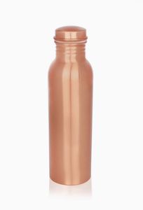 Bouteille solide et étanche équilibre les bioénergies et le pH du corps bouteille d'eau en cuivre pur fabriquée en inde - Product Image 2