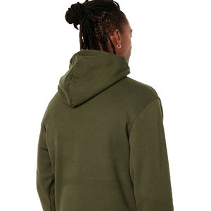 Sweats à capuche d'hiver en molleton de polyester 100% coton pour hommes pull thermique à motif solide avec capuche personnalisée sweats à capuche brodés - Product Image 2