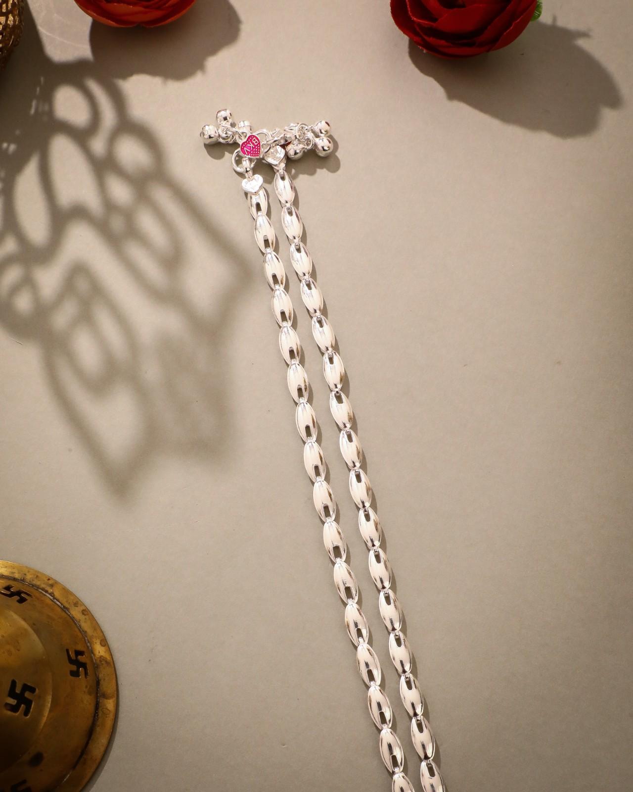 silver stone seting payel for women