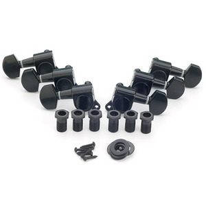 Guitarra eléctrica E45BB 3x3 Estilo Gotoh afinadores negro hecho en Corea piezas y accesorios de guitarra - Product Image 2