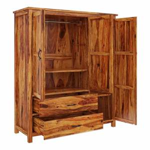 Armario de Madera de Teca Maciza Hecho a Mano, Moderno y Grande para Dormitorio, Mueble de Almacenamiento con Cajones para el Hogar, Hoteles y Apartamentos - Product Image 6