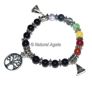 Piedra de Chakra Personalizada de Moda con Forma de Dodecaedro Poligonal de Siete Chakras - Product Image 2