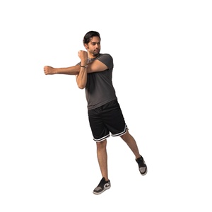 Trendy Performance Men Mesh <b>Training</b> Shorts Breathable Quick Dry Basketball Running Gym Fitness Shorts Elastic Waist Sports - Product Image 3