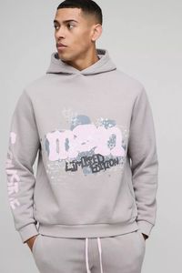 ชุดวอร์มมีฮู้ดสำหรับผู้ชายลายกราฟิกมีฮู้ดสำหรับสวมใส่สบายและระบายอากาศได้ดีแบบสั่งตัด - Product Image 3