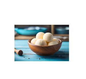 Bol à dessert en bois avec assiette pour servir de la crème glacée Disponible au meilleur prix couleur bois naturel - Product Image 4