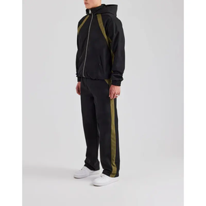 Conjunto Deportivo de Nylon con Bloques de Color, Personalizado con Estampado, Chaqueta y Pantalones con Cremallera, Cortavientos para Hombre, Conjunto Deportivo de 2 Piezas, Pantalones Cortos para Hombre, Conjunto Deportivo 2026 - Product Image 2