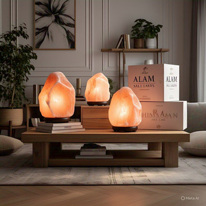 Customized Packing Natural Himalayan Salt <b>Lamp</b> 2-3 Kgs Feng Shui Cross Flower Decor Home Decoration Religious Angel Pyramid - Product Image 3