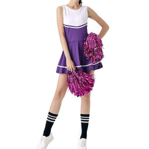 Uniforme de Animadoras Personalizado con Impresión en Poliéster/Algodón, Logotipo del Equipo, Nombre del Jugador, Elegante Traje de Animadoras, Servicio OEM - Product Image 2