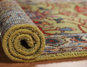 Tapis noué à la main en laine de haute qualité Oushak tapis lavable de style nœud turc pour salon et salle de bain tapis d'intérieur - Product Image 3