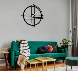 Modern Minimalist Design Metal Hanging <b>Wall</b> Clock Silent Battery Powered Mechanical Timepiece Home Living Room <b>Wall</b> <b>Art</b> Decor - Product Image 6