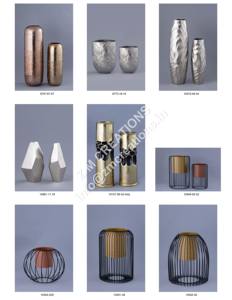 Vase à fleurs métallique au design de qualité supérieure avec forme unique et nouveau motif pour des idées de décoration modernes pour le prix de vente à l'exportation - Product Image 4