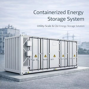 Système d'énergie solaire hybride 20 pieds 3,7 MWh 5 MWh LiFePO4 150Ah ESS avec refroidissement liquide IP55 FM200 C5 1500 V 52 T clé en main EPC - Product Image 3