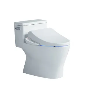 غطاء مقعد المرحاض الحراري الكهربائي الذكي على شكل u UF التلقائي