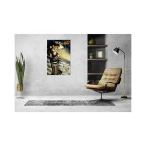 Póster Art Deco de King Kong para decoración de pared, diseño de Skull Island sobre un rascacielos - Product Image 4
