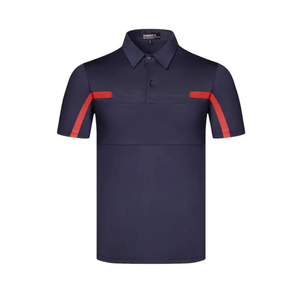 Camiseta de Polo con botones de cuarto Premium Regular, camiseta de POLO de Golf con cuello vuelto de tela de algodón suave de punto por sublimación para hombres - Product Image 4
