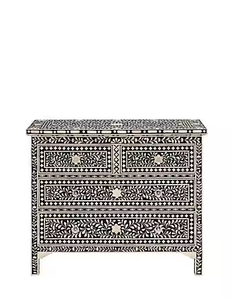 แท่นวางโต๊ะข้างเตียงลิ้นชักทำมือแบบทันสมัยสำหรับห้องนอนด้วยงานฝีมือรูปพระจันทร์เสี้ยว - Product Image 5