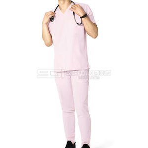 Tenue d'hôpital confortable et légère, vêtements de travail pour salon dentaire, vêtements de travail pour infirmières, logo personnalisé, ensemble de blouses médicales pour hommes et femmes - Product Image 1
