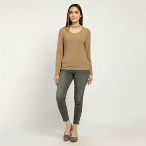 Suéter de punto de algodón de otoño para mujer moda de invierno de punto 2025 suéteres de mujer - Product Image 6