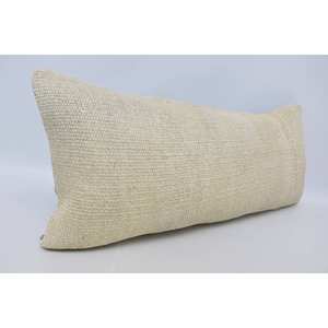 Bohème 16x36 pouces tissé laine oreiller plat décoratif coussin Vintage Floral feuille motif Portable literie pour décor de noël - Product Image 3