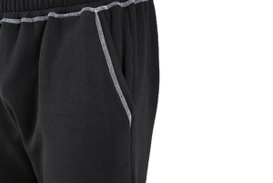 Pantalons de survêtement d'hiver pour hommes 2026, pantalons de jogging décontractés à cordon de serrage, bas droit, uni, teinture unie, pantalons de survêtement en tricot - Product Image 3