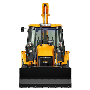 รถตักล้อยางดีเซล JCB สีเหลือง อุปกรณ์ก่อสร้างสำหรับงานหนัก - Product Image 3