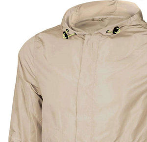 Chaqueta Impermeable Ligera y Transpirable con Capucha de Lona, con Estructura Impermeable Duradera y Antibacteriana para Actividades Casuales al Aire Libre - Product Image 6