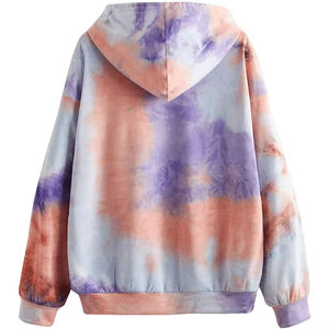 Sweat-shirt à capuche confortable en tricot pour femme, 100% coton, anti-froissement, taille personnalisée, mode décontractée - Product Image 2