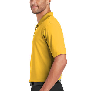 Logotipo de diseño de impresión personalizado Camisetas de golf de alta calidad Poliéster Hombres Golf Deportes Polo de negocios - Product Image 3