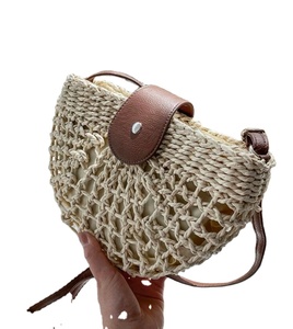 <b>Personalised</b> Shoulder Tote <b>Bag</b> Woven Paper Rope <b>Bag</b> Crochet Macrame Beach <b>Bags</b> Direct From Indian Supplier - Product Image 1