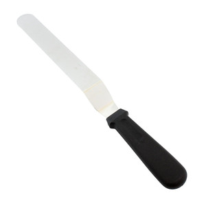 Spatule Couteau à Pâtisserie en Acier Inoxydable AG611A Écologique Longue de 4 Pouces Forme Ovale pour Gâteaux Crèmes Pâtisseries Style Ins - Product Image 4
