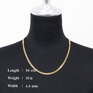 Meilleure classe qualité parfaite K18 Occasions spéciales porter 6DCW 50cm30g chaîne de collier en gros - Product Image 1